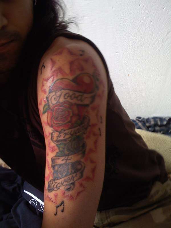 my band tatt! Good Fryday tattoo