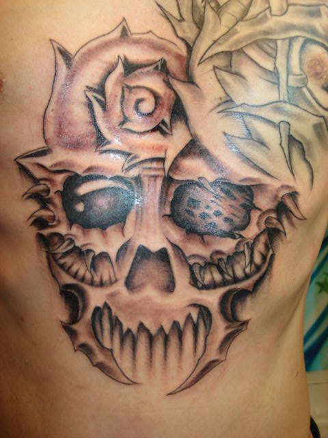 skeleton tattoo