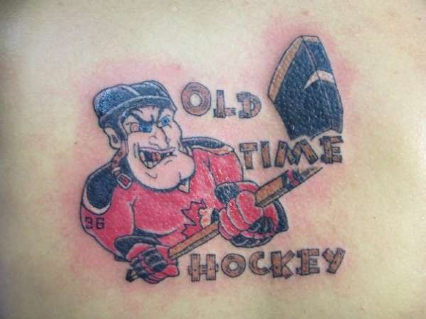 Hockey/Tribute tattoo