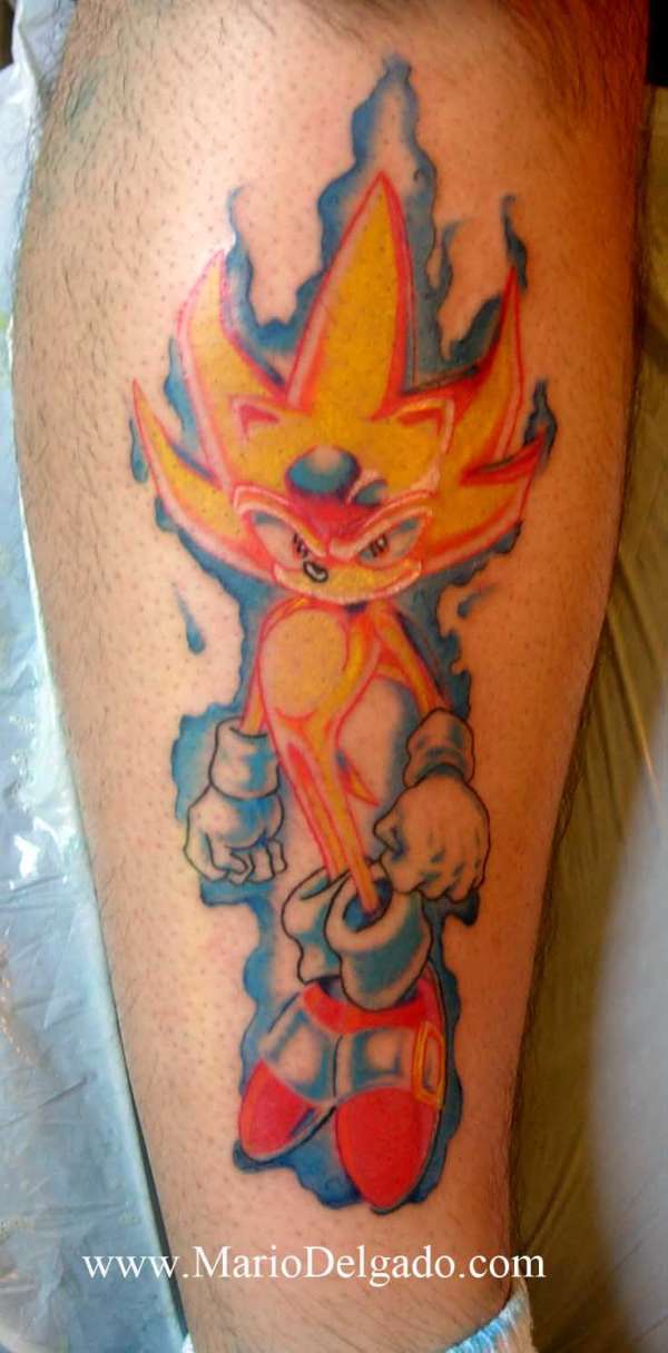 My new sonic tattoo tattoo