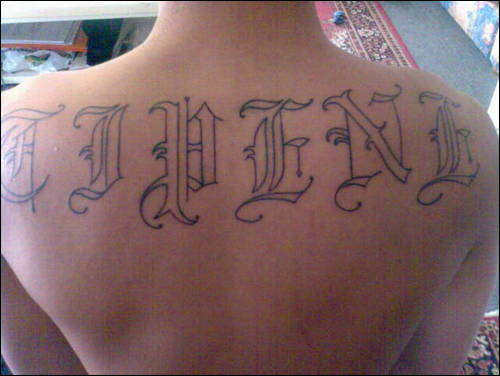 Tipene tattoo