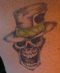 adam's skull tattoo