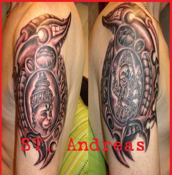 biomorphic tattoo