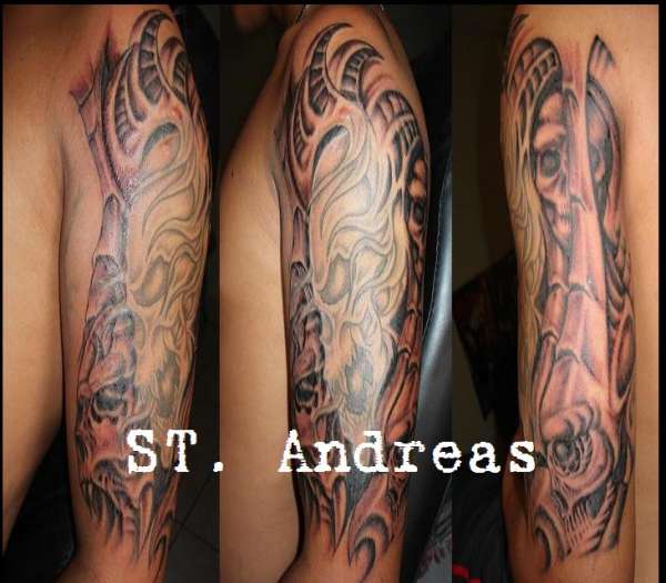 skeletons tattoo