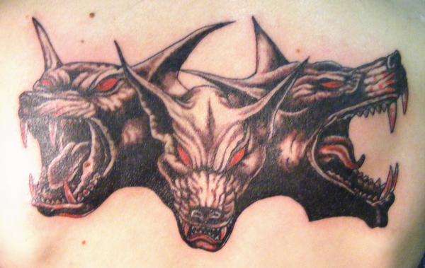 Cerebus, Guardian of the Underworld. tattoo