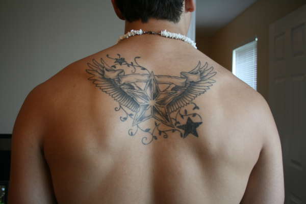 Winged Star tattoo