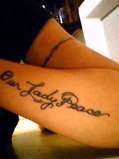 Our Lady Peace tattoo