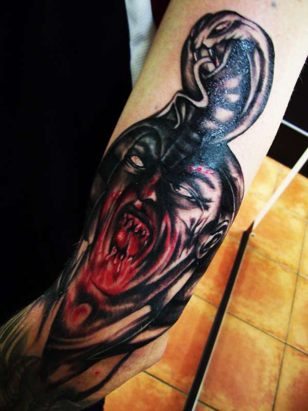 egyptian zombie tattoo