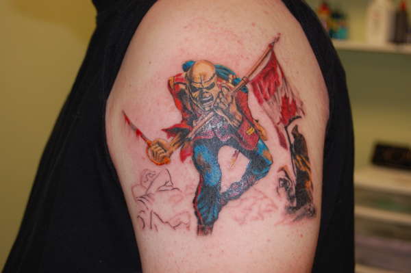 iron maiden-eddie tattoo