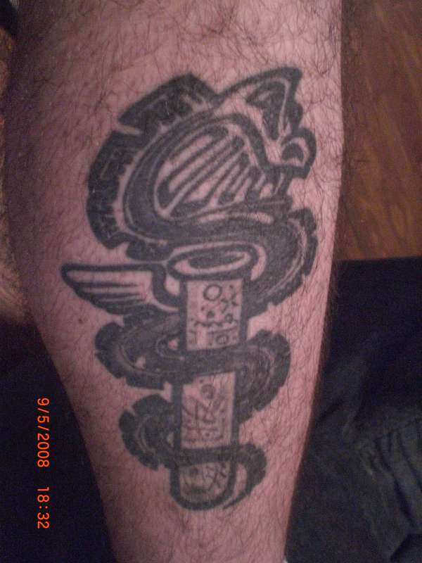 winged serpent tattoo