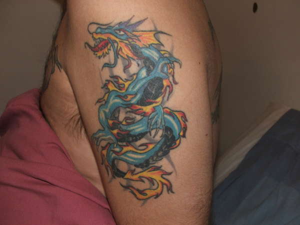 Blue Dragon tattoo