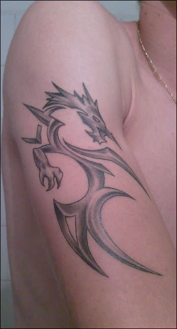 Dragon Tribal tattoo