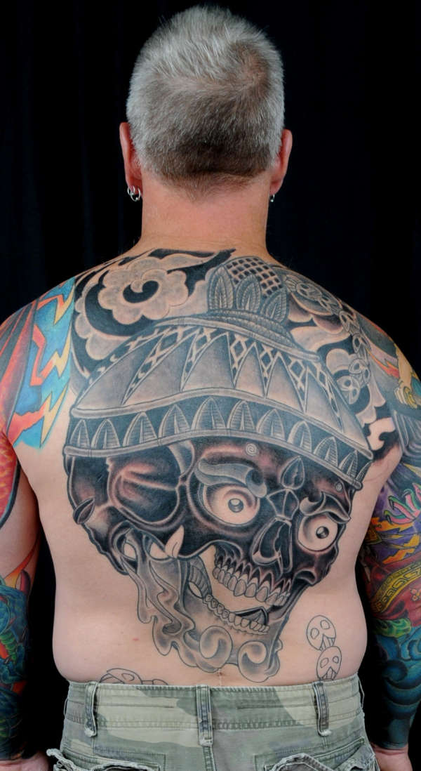Skull tattoo