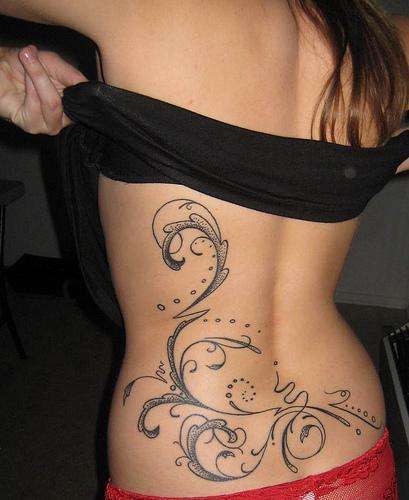 Decorative Tat - healed pic tattoo