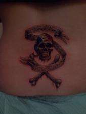 French Pirate tattoo