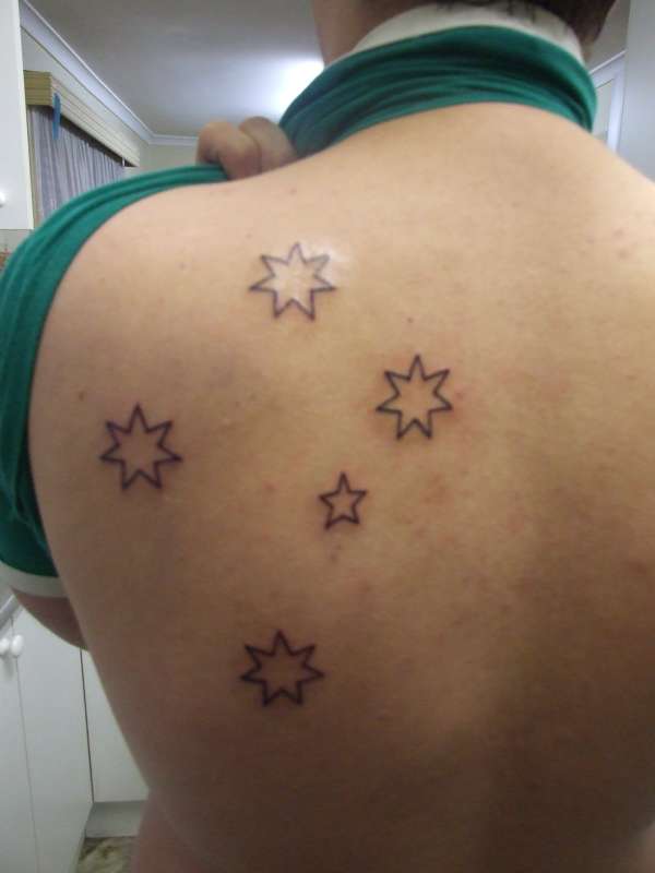 My Aussie Southern Cross Tattoo tattoo