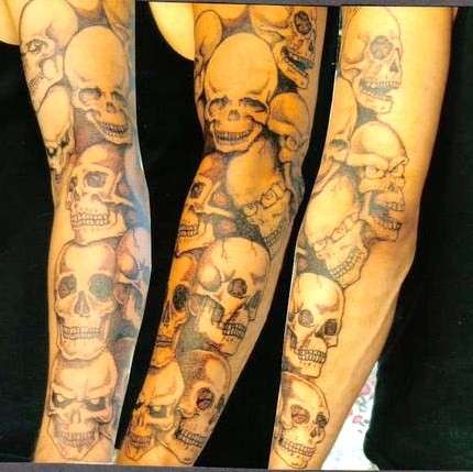 Skulls by Tim Turner tattoo