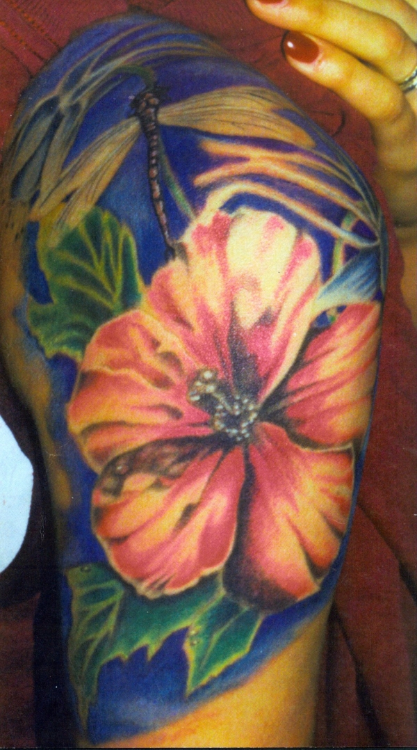 close up of stephanies arm tattoo