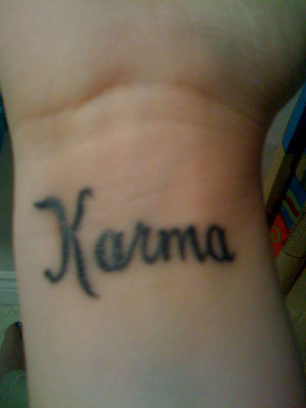 Karma tattoo
