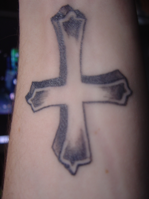 Cross tattoo