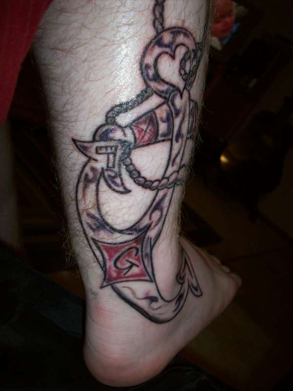 Back of my anchor tattoo