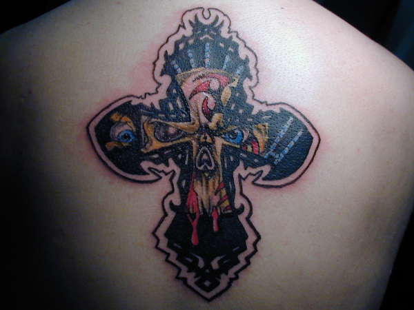 Dark Cross tattoo