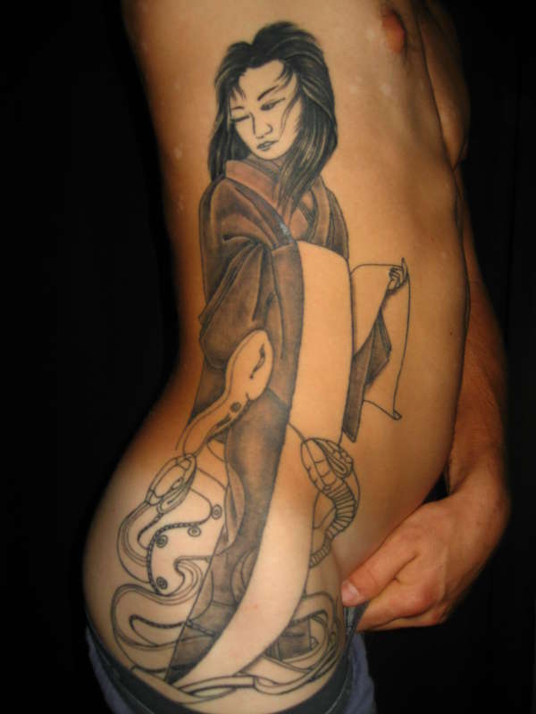 Mu from the 36 ghost by horiyoshi lll second sit tattoo