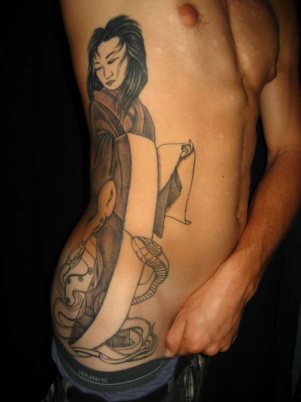 Mu from the 36 ghost by horiyoshi lll second sit tattoo