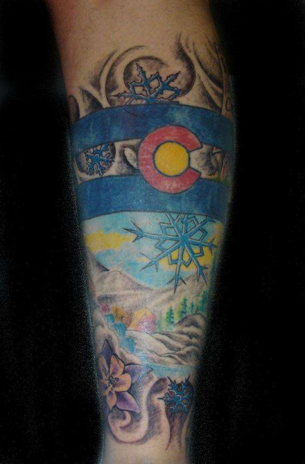 Colorado Sock tattoo