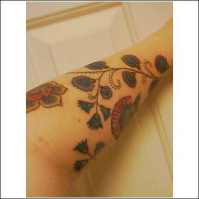 My floral arm tattoo