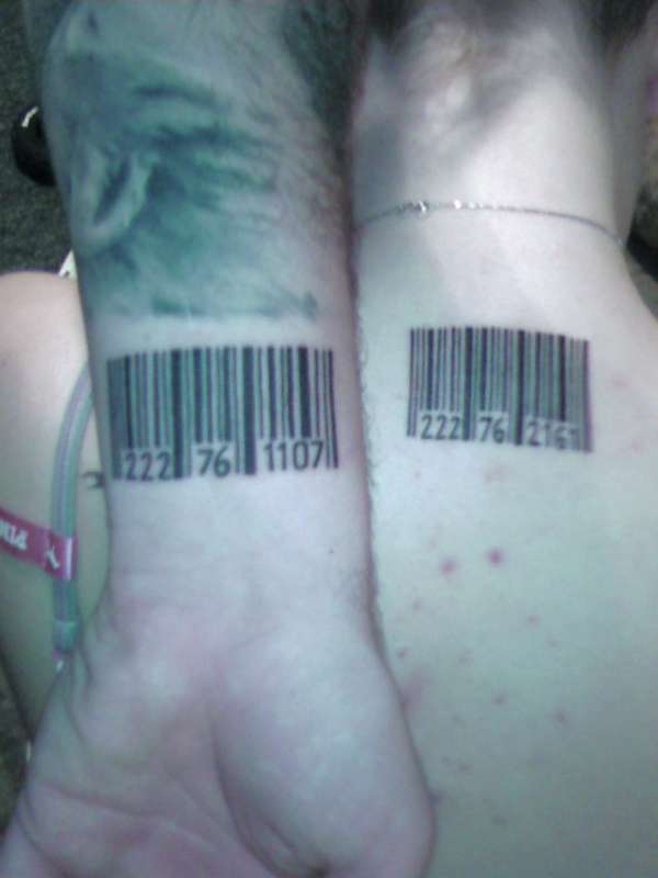 barcode tattoo