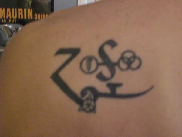 The 4 Symbols (ZoSo) tattoo
