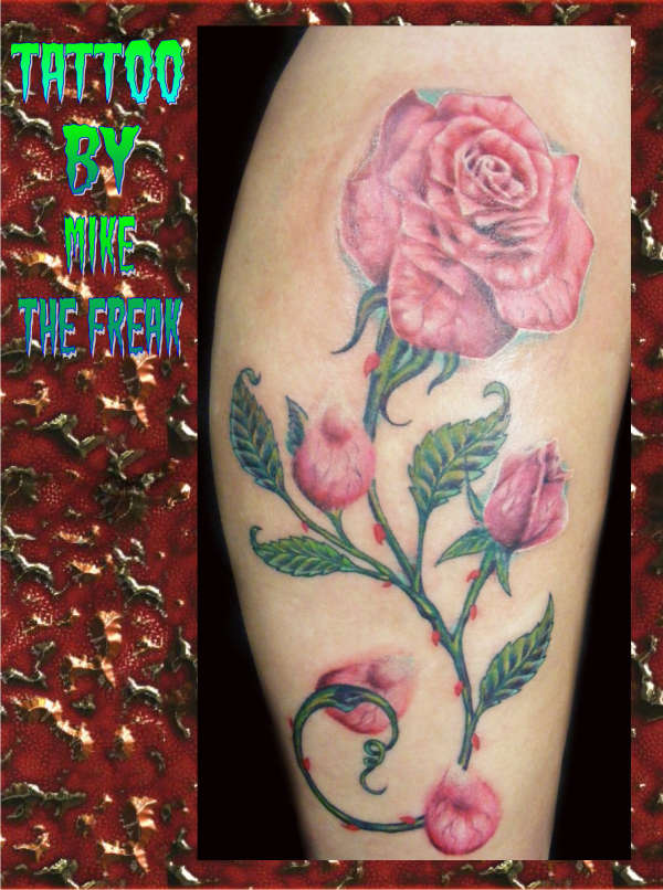 Custom Flower tattoo