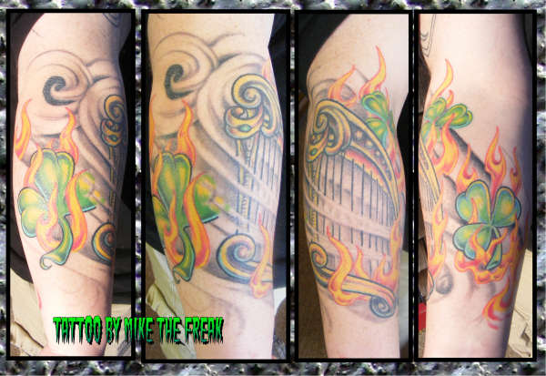 Luck "o" the irish tattoo