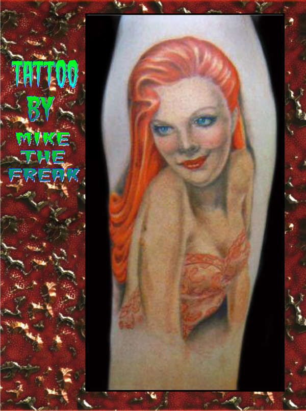 lady in red tattoo