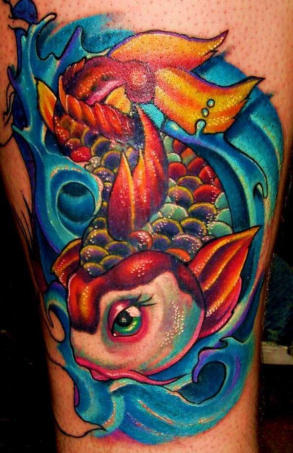 my koi by Jimmy Isreal tattoo