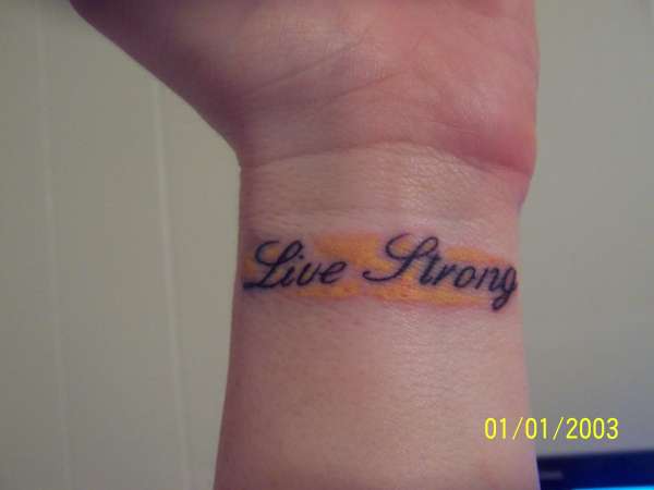 Live Strong tattoo