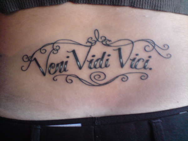 Veni Vidi Vici tattoo