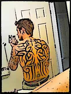 Back piece tattoo