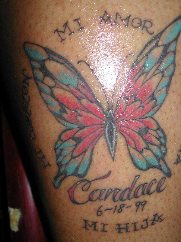 Dedicated to my daughter tattoo