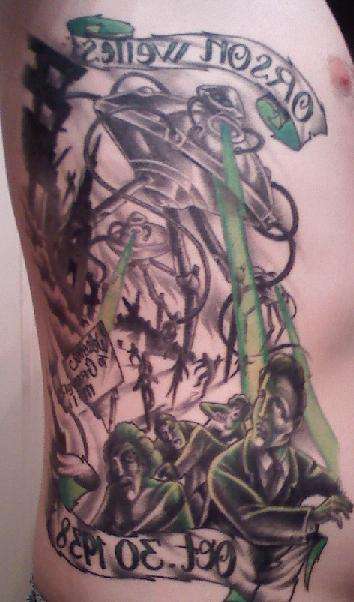 War of the Worlds tattoo