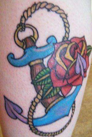 Anchor tattoo