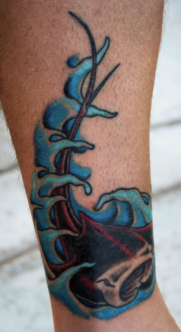 Mantaray tattoo