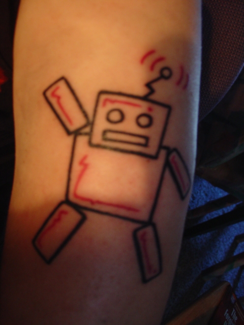 Robot tattoo