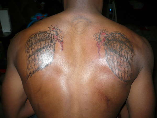 stage 1 of my cover up by CURLY tattoo