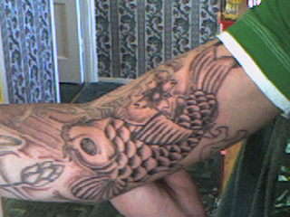 1 Of Robbo's Carp tattoo