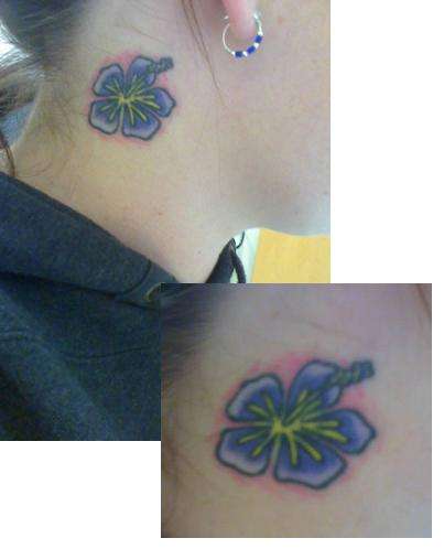 Hibiscus tattoo