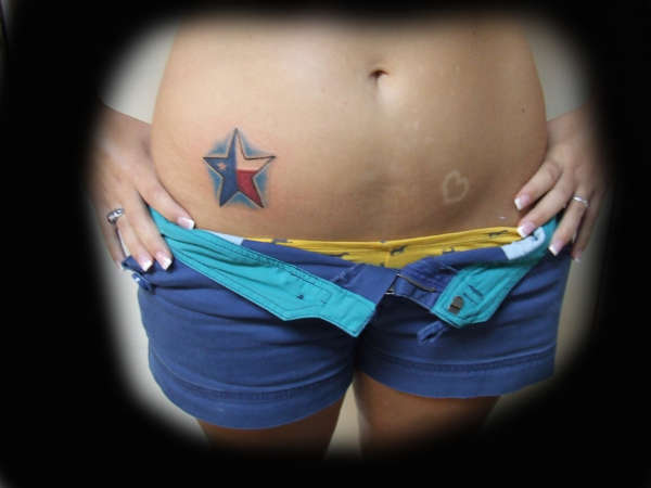 Texas Star tattoo