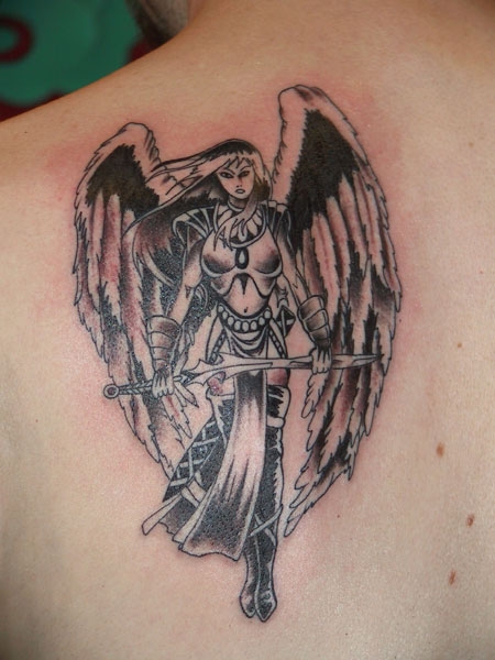 Warrior Angel tattoo