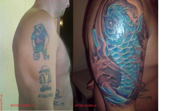 koi cover up tattoo